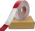 Waterproof Reflective Safety Tape Roll 2"X150' Feet Long Yellow Black DOT C2 Auto Truck Safety Reflector Strips Self-adhesive Conspicuous Safety Hazard Caution Warning Sticker for Vehicle Car TrailerW