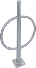 Sandbaggy Post and Ring Bike Rack - Commercial Bike Racks - Galvanized Steel - Anti-Theft Design - In Ground, Apartments, Sidewalks, Industrial (Gray, 1)