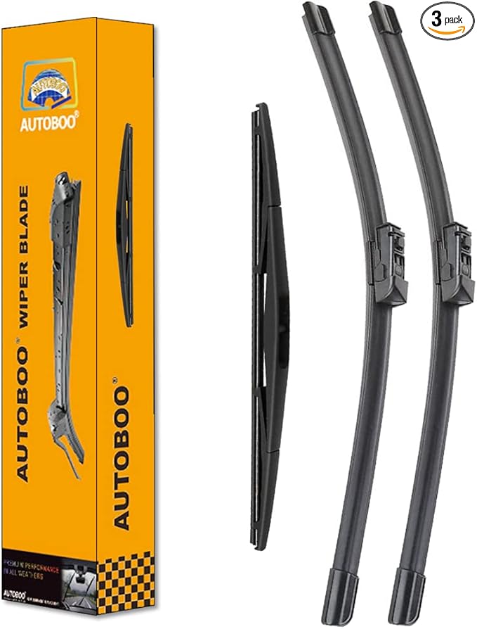 AUTOBOO 26"+20" Windshield Wipers with 14" Rear Wiper Blade Replacement for Subaru Ascent 2019 2020 2021 2022 2023-Original Factory Quality (Pack of 3)