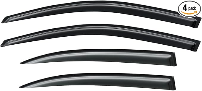 Window Visors Rain Guards for 2013 2014 2015 13 14 15 Chevy Malibu, Out-Channel Window Vent Wind Deflectors Visors Shades for 2016 Malibu Limited