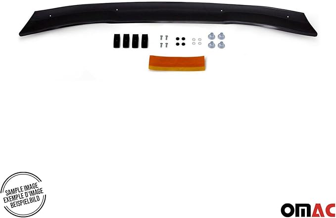 OMAC Front Bug Shield Hood Deflector Guard for Hyundai Tucson 2016-2021 Black Smoke