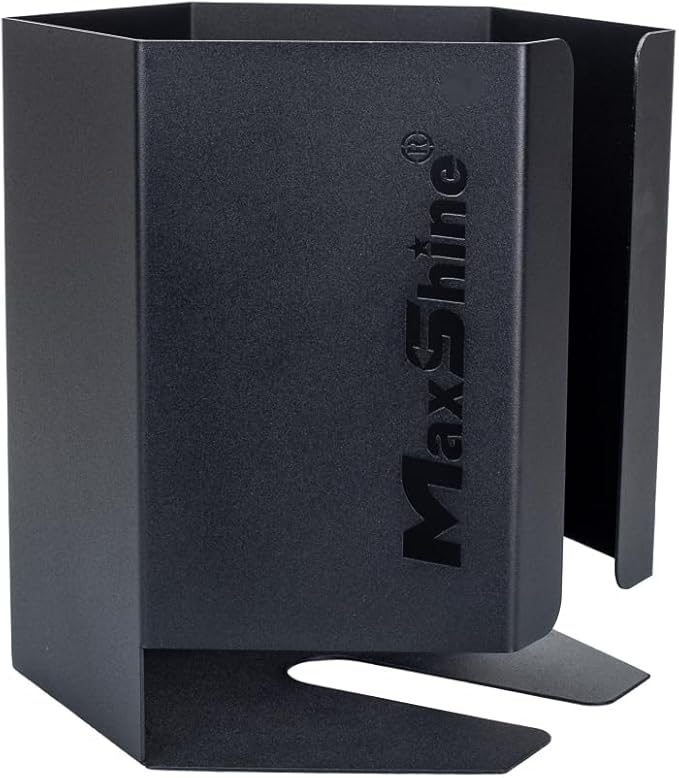Maxshine 6" Universal Foam Pads Mini Holder – Wall-Mounted Organizer for 6+ Polishing Pads – Durable, Anti-Corrosive Storage for Garage or Mobile Use – Space-Saving Car Care Solution