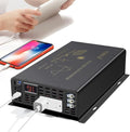 WZRELB 2500W Pure Sine Wave Power Inverter 24VDC to 120VAC 60HZ Dual AC Outlets 2× 2.4A USB Port&Hardwire Terminal Off-Grid Solar Converter RV Trucks Home