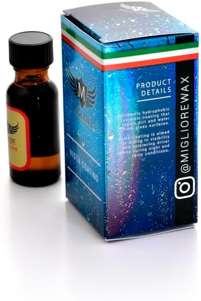 Migliore Vista Coating: Long Lasting Ceramic Windshield & Glass Coating!