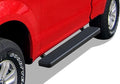 APS Running Boards 5-inch Black Compatible with Ford F150 2015-2025 Regular Cab & F-250 F-350 Super Duty 2017-2025 Stainless Steel (Nerf Bars Side Steps Side Bars)
