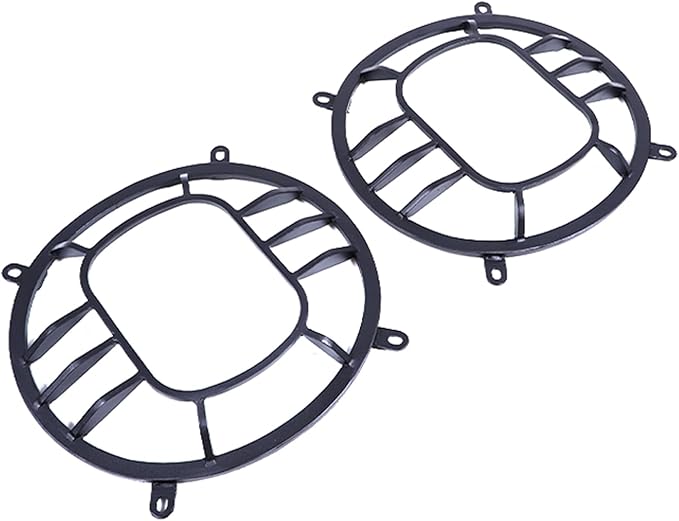 2 PCS Aluminum Alloy Car Headlight Cover Compatible with Ineos Grenadier 2020-2024 Headlight Grill Guards Cover Trim Accessories (Style C)