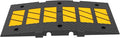 Speed Bumps for Driveway 35"x20"x2" Flexible Installation Connect Multiple Units for Any Road Width Asphalt Concrete Gravel Driveway (Middle Part 1 Pack)