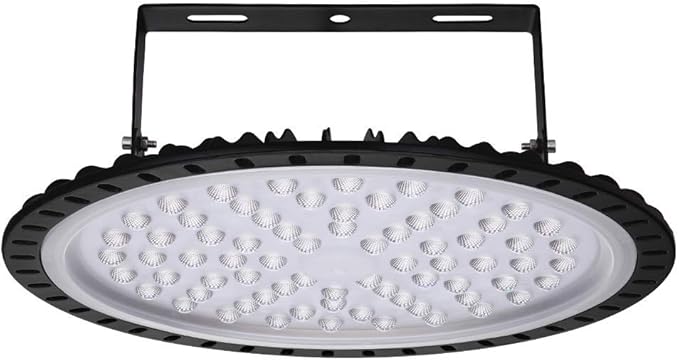 Viugreum 10 Pack 300W UFO LED High Bay Light, 30000LM 6500K Daylight White Ultra Thin LED Warehouse Lighting, IP65 Waterproof Commercial Bay Lighting for Garage Barn Workshop