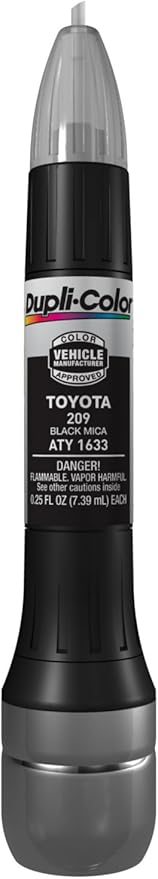 Dupli-Color ATY1633 Scratch Fix All-In-1 Exact-Match Automotive Touch-Up Paint – Toyota Black Mica – 0.25 oz. Paint Pen