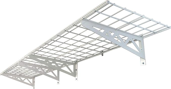 SafeRacks Wall Shelves - 2 Pk 18"x48" Wall Mountable Shelving Unit for Storage Rack, Pantry Shelves, Utility Shelving, Heavy Duty Shelves w/ 4 Versatile Accessory Hooks, 500lbs Capacity, White
