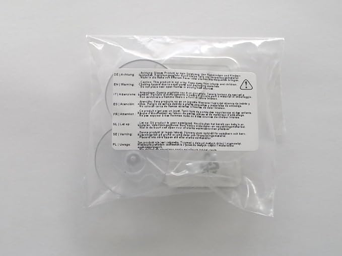 2X Parking Permit, Ticket and Note Holder for Car Windscreen, Clips with Removable Suction Cup, Avoid Parking fine, Set of 2 (Made in Germany) Transparent
