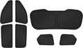 Sunshades for 2021-2025 2026 Jeep Grand Cherokee L Accessories Sun Shade Side Rear Window Shade Cover Sun Visor Shield Privacy Protection for Camping Keep Vehicle Cool Black 7PCS