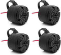 Universal 12-24V 100dB Waterproof Back-Up Alarm (Black-4 PCS)