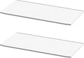 Patiowell Shelf of Plastic Outdoor Storage Cabinet, 26/50 Cu Ft Lockable Outdoor Storage Shed Waterproof Patio Tools Storage Box (2 Shelves),White