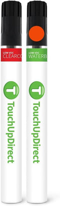 TouchUpDirect D19 Mikan Blast Compatible with Toyota Exact Match Touch Up Paint Brush - Essential Kit