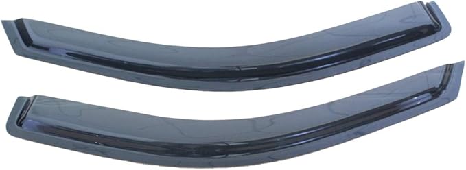 2pcs Outside Mount Style Sun Rain Guard Durable Side Window Wind Deflectors Dark Smoke Vent Window Visors Compatible with F-150 04-08 Standard/Regular Cab 92805