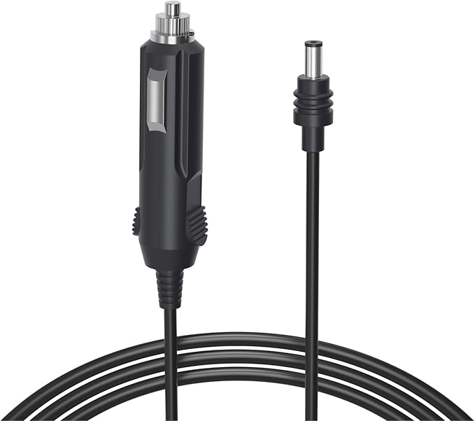DC to Car Charger Power Cable for Starlink Mini 2M/6.5FT, 100W 20V/5A Output, Support 12~48V Cigarette Lighter, 19AWG Cord, Waterproof Barrel Jack for Outdoor Use, Car, RV, Truck, Boat