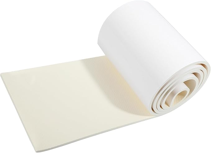Motoforti Universal Car Garage Wall Guard, 2000x200x6.5mm, PE Foam EVA, White, 1 Pcs
