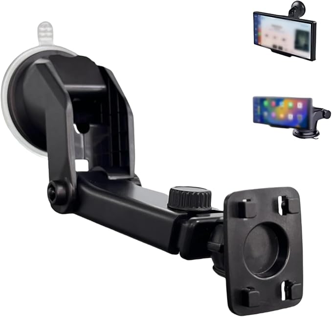 【Hieha】 2025 Wireless Portable Carplay and Android Auto, Carplay Screen for Car with Mirror Link/AUX/FM,7" Touchscreen Bluetooth 5.0, Marine Stereos for All Vehicles