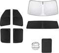 6pcs Car Window Shades for Dodge RAM 2500 3500 2010-2025 Accessories,Windshield Side Rear Full Sunshade,Sun Visor UV Blocking, Privacy Protection and Blackout for Camping Outdoor