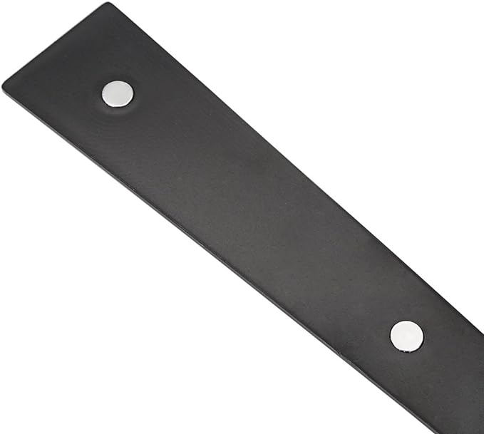 Magnetic Decorative Garage Door Curb Appeal Faux Hinges Handles Hardware Kit Color Black