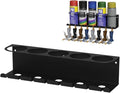 Koova Wall Mount Air Tool Holder with 5 Aerosol Can Storage - Durable Metal Construction - Made in USA - Includes Hardware for Garage & Workshop Organization