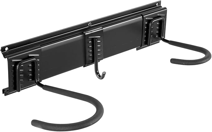 VEVOR Bike Storage Rack, 6 Bike Racks and 5 Helmets Hooks, Wall Mount Bike Storage Hanger, Home & Garage Organizer, Customizable for Various Bike Sizes, Adjustable Holder, Holds Up to 300 lbs, 64-inch
