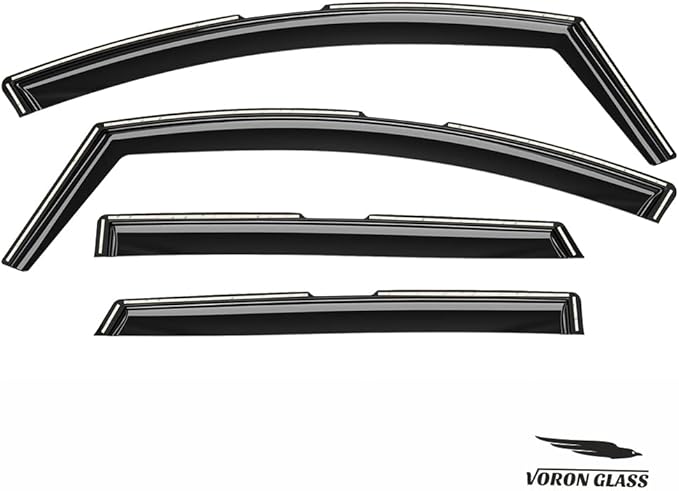 Voron Glass in-Channel Extra Durable Rain Guards for Kia Sportage 2023-2025, Window Deflectors, Vent Window Visors, 4 Pieces - 200816
