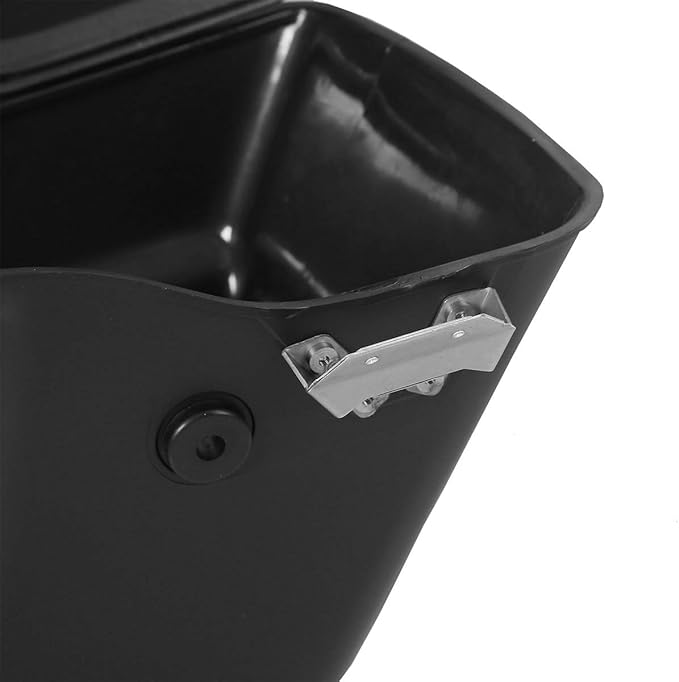 XFMT Motorcycle Stretched Saddlebags 5" Extended Hard Saddle Bags For Harley Touring Road King Street Glide Road Glide Electra Glide Ultra Classic 1993-2013, Matte Black