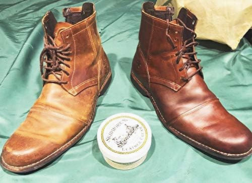 Skidmore's Leather Cream: All-Natural, Non-Toxic Leather Conditioner - Made in USA Since 1984. Water Repellent Formula Restores Leather Couches, Car Seats, Boots, Shoes, Purses, Bags, and Tack. 6 Oz