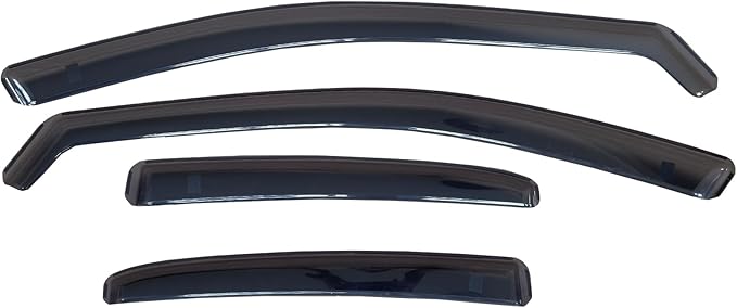 inchannel Window Visor Deflector Compatible with Toyota Camry Sedan 2018-2024 Sun/Rain Guards Outside Mount Smoke 4pcs