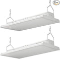 2 Pack 2 FT Linear LED High Bay Light 165W 22400 Lumens - 100-277V - 5000K - 1-10V Dimming - DLC and UL Listed