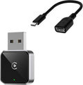 Wireless CarPlay Adapter for Apple iPhone, Converts Wired to CarPlay Wireless Adapter, Plug & Play, Easy Use, Fast Stable Connection, for Apple iPhone iOS 10+ and Cars
