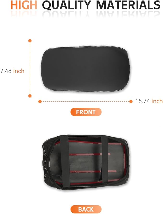 CDEFG for BMW X3 G01/X4 G02 2019-2025 Center Console Cover Armrest Box Cover for X3 (30 xDrive, M50 xDrive), X4 (xDrive30i, M40i) 2020 2021 2022 2023 2024 2025 Accessories Console Arm Rest Protector