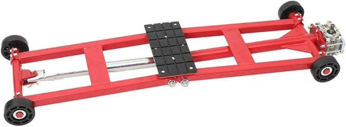 5500lb Portable Turbine Hoist Car Lift, Heavy Duty Auto Lift with Workbench 4.3-18.5in Adjustable Height Portable Car Lift Repair Elevator Tool for Shop, Garage