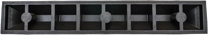 Guardian DH-PB-5 Heavy Duty Rubber Parking Curb - 36 Inch x 5.9 Inch
