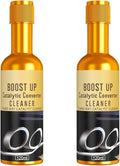 KXC 2PCS Catalytic Converter Cleaner kit，Catalytic Converter Cleaner, Catalytic Converter Cleaner，Fuel System Treatment Oil for Gas and Diesel Car.