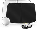Windshield Sun Shade for Toyo-ta Tacoma 2016-2025 2026 Foldable Sunshade Custom Fit Front Window Car Interior Accessories Protector Blocks UV Rays