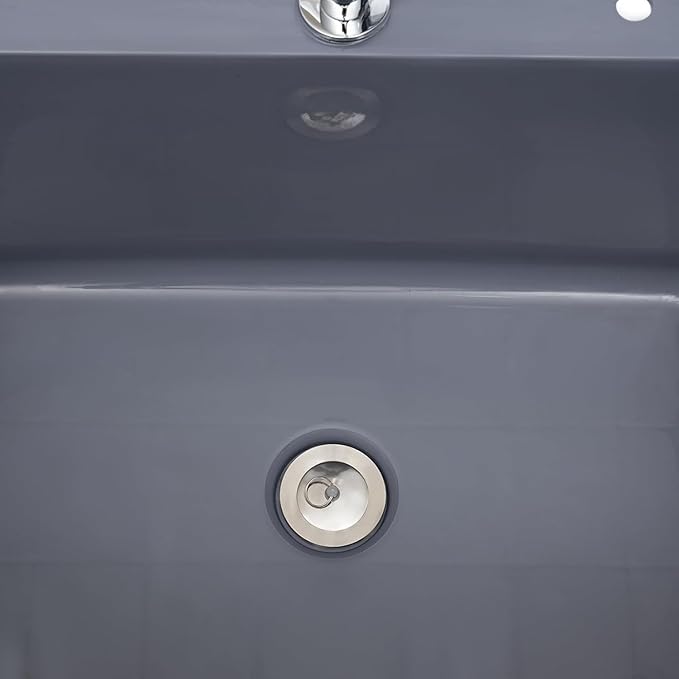 Free Standing Utility Sink with Washboard Laundry Tub Sink for Outdoor,Garage,Basement,Garden wuth Faucet,Drain,Storage Shelf (Gray, 23.6 * 15.8 * 30.1in)