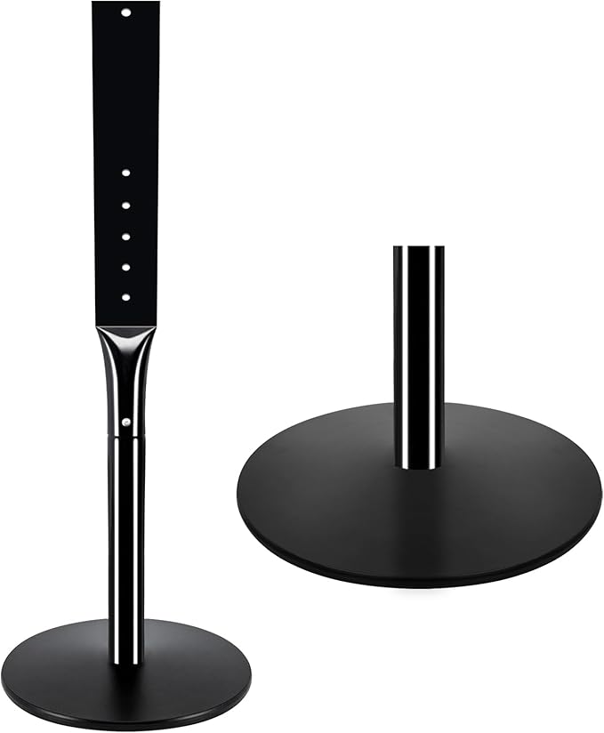Heavy Duty Parking Sign Post Stand 49", 20lbs Cast Iron Base Sign Post for Outside Sign Holder, Yard Sign Stand, Street Sign Post, Black