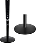 Heavy Duty Parking Sign Post Stand 49", 20lbs Cast Iron Base Sign Post for Outside Sign Holder, Yard Sign Stand, Street Sign Post, Black