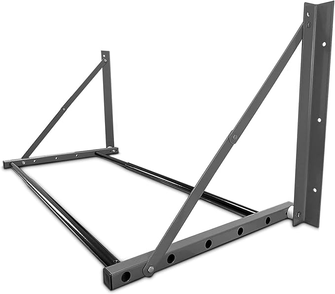 Tire Storage Rack for Garage, Folding Tire Rack Wall Mount with Heavy Duty Steel, Adjustable Multi-Tire Wheel Storage(32"-48") x 22" x 22", Grey