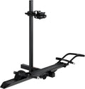 Rockland Aluminum 1-Ebike Rack, 100 lbs Capacity, Single Hitch Mount Electric Bike Rack, Fits up to 5" Fat Tire Width and 50" Wheelbase, Ebike Carrier Rack for 2" Receiver for Cars SUVs Vans RVs