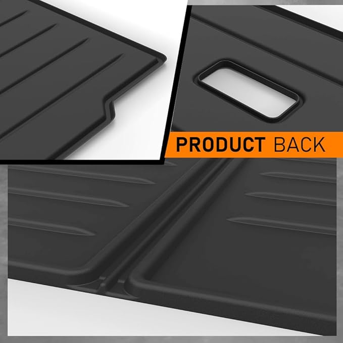 G-PLUS Floor Mats Trunk Mat Fit for Mazda CX-50 2023 2024 2025 w/Seat Back Protection TPE Custom Fit All Weather Full Cover Protection 3 Piece,Black