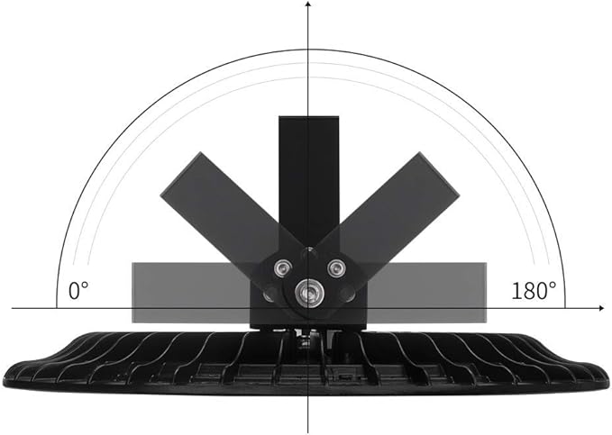 Viugreum 10 Pack 300W UFO LED High Bay Light, 30000LM 6500K Daylight White Ultra Thin LED Warehouse Lighting, IP65 Waterproof Commercial Bay Lighting for Garage Barn Workshop