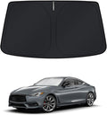 KUST Windshield Sun Shade for Infiniti Q60 Coupe 2017-2022 Window Sunshade Sun Visor Protector Foldable Blocks UV Rays Keep Your Car Cooler