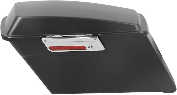 XFMT Motorcycle Saddlebags Matte Black Hard Saddle Bags Trunk For Harley Touring Road King Street Glide Road Glide Electra Glide Ultra Classic 1994-2013