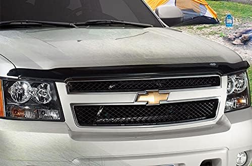 Auto Ventshade [AVS] Hoodflector Bug Shield / Hood Protector | Fits 2016 - 2023 Toyota Tacoma, 1 pc. | Dark Smoke - 21681
