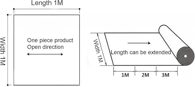 Garage Corner Protector - Anti-Collision Foam Wall Guard for Parking Spaces, Waterproof Parking Assist for Warehouses & Garages, Gray - 1cm x 1m