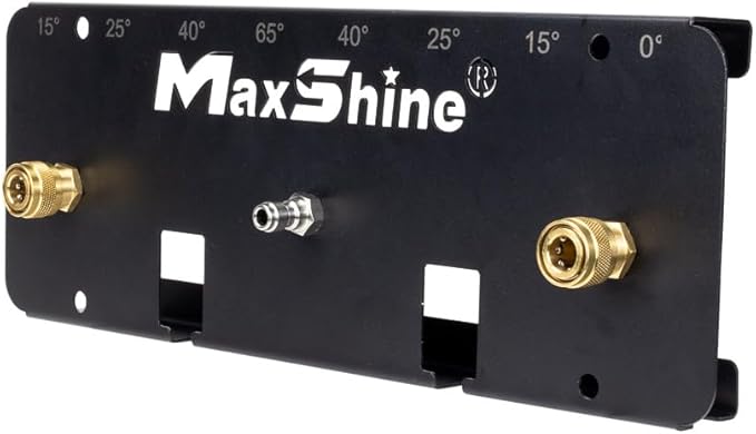 Maxshine Universal Foam Cannon Holder – Compatible with 1/4" Quick Connect – Wall-Mounted Organizer for Garage & Mobile Detailing – Holds Foam Cannons & Accessories – Metal Rack